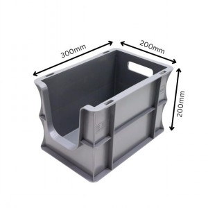 Heavy Duty Stacking Euro Box 30cm 7 Litre Open Front
